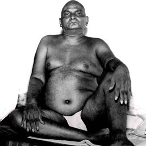 Bhagwan Nityanand B/W High Quality Spiritual Photo Print
